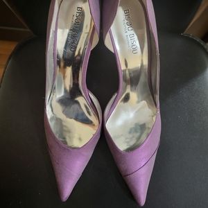 Purple  pointed heels by Bisou Bisou Size 9.5M